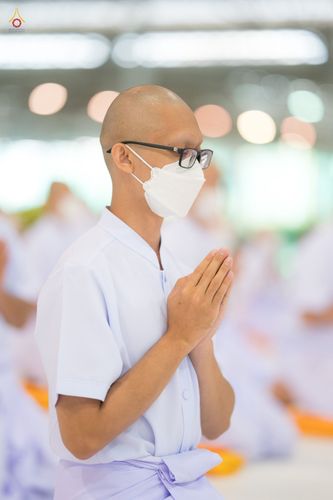 ภาพ No.44341:ประมวลภาพพิธีบรรพชา และพิธีถวายบาตร โครงการบวชภาคฤดูร้อน พ.ศ. 2565