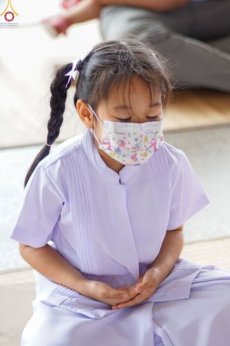 ภาพ No.48208:ประมวลภาพพิธีถวายผ้าอาบน้ำฝน และประทีปโคมไฟ เนื่องในวันอาสาฬหบูชา ประจำปี 2565