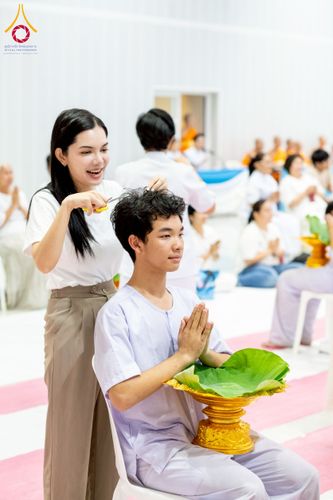 ภาพ No.213531:วันเสาร์ที่ 29 มีนาคม พ.ศ. 2568 พิธีปลงผม โครงการสามเณรยุวธรรมทายาท รุ่นที่ 33 โครงการสามเณรมัชฌิมธรรมทายาท รุ่นที่ 29 ณ ห้องปฏิบัติธรรมวิหารคด คอร์ 13 วัดพระธรรมกาย