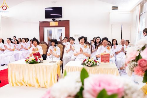 ภาพ No.144701:พิธีประดิษฐานลูกนิมิตมหาสมบัติ ผูกสีมาสถาปนาอุโบสถ บูชาธรรม ๘๐ ปี หลวงพ่อธัมมชโย วันอาทิตย์ที่ ๓๐ มิถุนายน พ.ศ. ๒๕๖๗ วัดพระธรรมกายนิวเจอร์ซี ประเทศสหรัฐอเมริกา