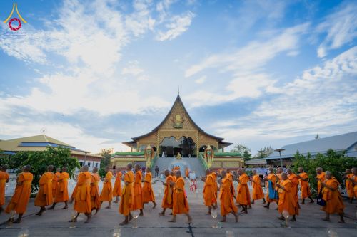 ภาพ No.210659:วันพฤหัสบดีที่ 13 มีนาคม พ.ศ. 2568  สมโภชพระประธานอุโบสถวัดป่าอุบลแก้ว จังหวัดอุบลราชธานี