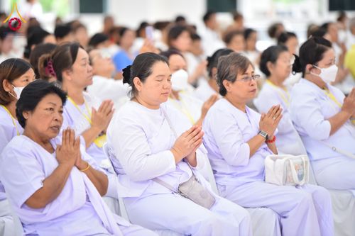 ภาพ No.152489:พิธียกฉัตรขาว 5 ชั้น กางกั้นถวายองค์พระประธาน อาคารปฏิบัติธรรมวัดสายสุวพรรณ ต.คลองสี่ อ.คลองหลวง จ.ปทุมธานี วันเสาร์ที่ 7 กันยายน พ.ศ. 2567