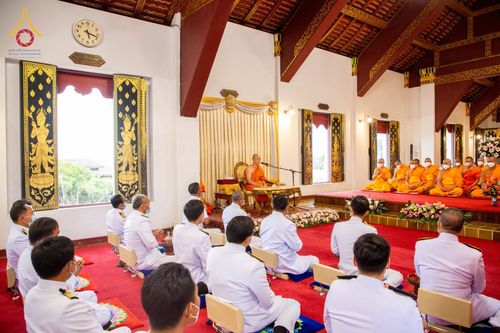 ภาพ No.76319:พิธีต้อนรับสัญญาบัตร - พัดยศ   พระวชิรกิจโสภณ  ณ อุโบสถวัดบ้านขุน ตำบลบ่อหลวง อำเภอฮอด จังหวัดเชียงใหม่ วันศุกร์ที่ ๑๗ เดือน กุมภาพันธ์ พุทธศักราช ๒๕๖๖