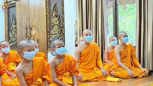 ภาพ No.218215:วันอังคารที่ 16 เมษายน พ.ศ. 2568 กิจกรรมสามเณรเดินธรรมยาตรา ในโครงการบรรพชา สามเณรภาคฤดูร้อนปี 2568 ศูนย์ปฏิบัติธรรมเขาคิชฌกูฏ จันทบุรี