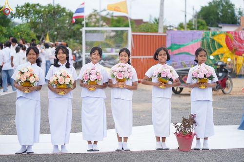 ภาพ No.84873:พิธีทอดผ้าป่าสามัคคีกันสาดคุ้มภัย และกำแพงแก้วเพื่อปกป้องภัยอันตราย จากความไม่สงบในพื้นที่ ณ ศูนย์ปฏิบัติธรรมและอบรมเยาวชนเมืองยะลา  ถนนเวฬุวัน ซอยเศรษฐี วันเสาร์ ที่ ๒๙ กรกฎาคม พ.ศ. ๒๕๖๖