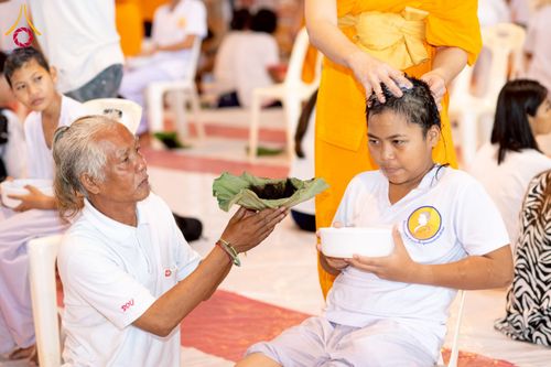 ภาพ No.214275:วันอาทิตย์ที่ 30 มีนาคม พ.ศ. 2568  พิธีปลงผมสามเณรฟื้นฟูทั่วไทย ณ มหารัตนวิหารคด คอร์ 22 วัดพระธรรมกาย จ.ปทุมธานี