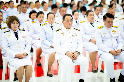 ภาพ No.237631:พิธีเจริญพระพุทธมนต์ ปฏิบัติธรรมเจริญสมาธิภาวนา และทำบุญตักบาตร ถวายพระราชกุศล เนื่องในโอกาสวันเฉลิมพระชนมพรรษา สมเด็จพระนางเจ้าสิริกิติ์ พระบรมราชินีนาถ พระบรมราชชนนีพันปีหลวง วันอังคารที่ 12 สิงหาคม พ.ศ. 2568  ณ อาคารปลูกศรัทธา 2 วัดพระธรรมกาย 