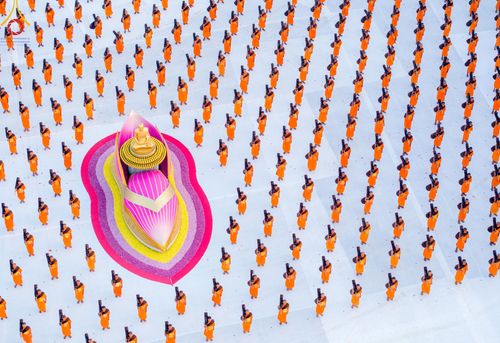 ภาพ No.108195:พระธรรมยาตราร่วมปฏิบัติธรรม และถ่ายภาพหมู่ประวัติศาสตร์ วันที่ 8 มกราคม พ.ศ. 2567  ณ อนุสรณ์สถานบางนางแท่น จ.นครปฐม