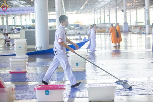 ภาพ No.125356:V.27 มาฆะ สาธุ  การรับบุญเตรียมงาน ปฎิบัติงาน เก็บงาน ของเจ้าหน้าที่หน่วยงานต่างๆ เพื่อวันมาฆบูชา วันเสาร์ที่ 24 กุมภาพันธ์  พ.ศ. 2567 ณ วัดพระธรรมกาย จ.ปทุมธานี