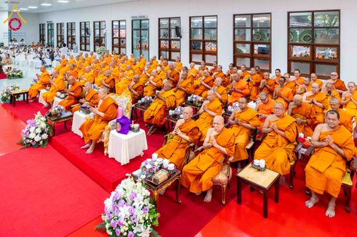 ภาพ No.315134:วันจันทร์ที่ 23 มีนาคม พ.ศ. 2569 พิธีบำเพ็ญกุศล คุณพ่อณรงค์ จินตมากุล  สิริอายุ 99 ปี 11 เดือน โยมบิดา พระครูปลัดรัตนวีรวัฒน์ (รังสฤษดิ์ อิทฺธิจินตโก) ที่ปรึกษาเจ้าคณะจังหวัดปทุมธานี เจ้าอาวาสวัดพระธรรมกาย  ณ ห้องปลูกศรัทธา 2 วัดพระธรรมกาย ปทุมธานี