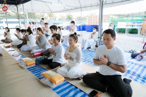 ภาพ No.116493:พิธีถวายภัตตาหารเป็นสังฆทาน แด่คณะพระธรรมยาตรา ปีที่ 12 วันที่ 22 มกราคม พ.ศ. 2567 ณ อนุสรณ์สถานบางนางแท่น จ.นครปฐม