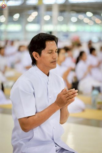 ภาพ No.240642:วันพุธที่ 27 สิงหาคม พ.ศ. 2568 พิธีปฏิบัติธรรมภาคสาย ในวันธรรมชัย ณ วัดพระธรรมกาย จ.ปทุมธานี