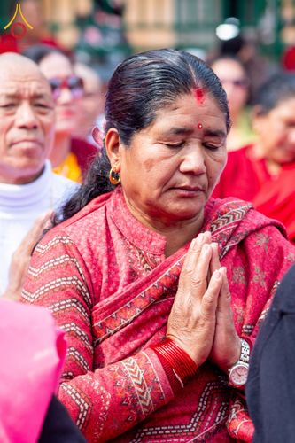 ภาพ No.209762:วันที่ 28 กุมภาพันธ์ พ.ศ.2568 พิธีเปิดโครงการบวชสามเณร พิธีถวายไทยธรรม พิธีขอขมามอบผ้าไตร  ณ เมืองปาตัน ประเทศเนปาล