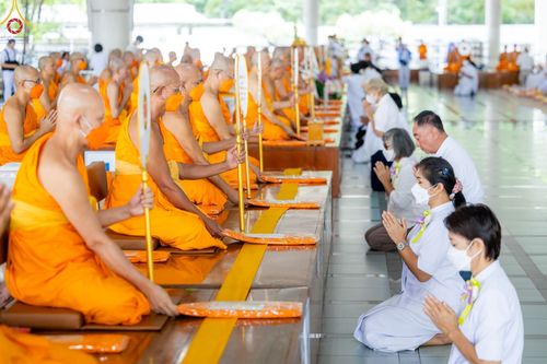 ภาพ No.86716:พิธีบุพเปตพลี  ครั้งที่ 139 ร่วมอุทิศบุญแด่หมู่ญาติที่ล่วงลับไปแล้ว และสืบทอดอายุพระพุทธศาสนา วันพฤหัสบดีที่ 31 สิงหาคม พ.ศ.2566 วันพระขึ้น 15 ค่ำ เดือน 9 ณ หอฉันคุณยายอาจารย์ฯ วัดพระธรรมกาย