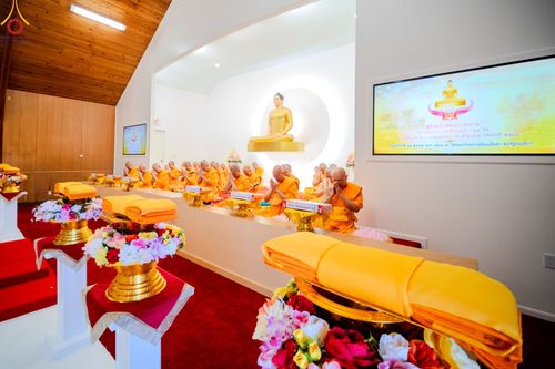 ภาพ No.91243:พิธีสมโภชพระประธาน "พระธรรมกาย" , พิธีเปิดไฟมงคลและเปิดไฟส่องสว่างรัศมีดวงธรรมพระประธาน "พระธรรมกาย" , พิธีทอดผ้าป่าภาคพื้น 19 วัดศูนย์สาขาภาคพื้นอเมริกา  และพิธีมุทิตาสักการะพระมหาเถระ พระเถระ ประจำปี 2566 วันอาทิตย์ที่ 15 ตุลาคม พ.ศ. 2566