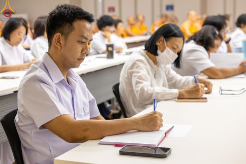 ภาพ No.63416:การสัมมนา World Peace Inner Peace : Lord Buddha 's Social Doctrine to resolve Global Issues ณ อาคาร 100 ปี คุณยายอาจารย์ฯ วัดพระธรรมกาย วันพฤหัสบดี ที่ 25 เมษายน พ.ศ. 2567