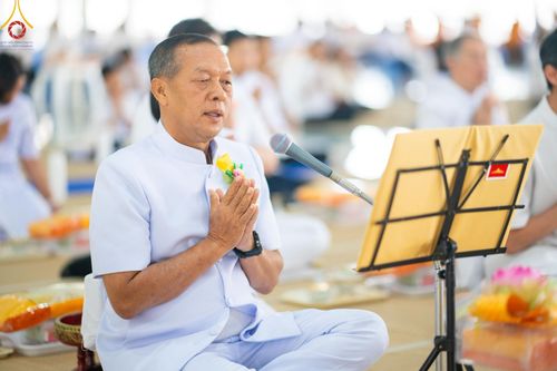 ภาพ No.212645:วันพฤหัสบดีที่ 20 มีนาคม พ.ศ. 2568 พิธีเจริญพระพุทธมนต์ เนื่องในอายุวัฒนมงคลครบ 74 ปี พระภาวนาธรรมวิเทศ วิ. (ภูเบศ ฌานาภิญโญ) ณ หอฉันคุณยายฯ วัดพระธรรมกาย