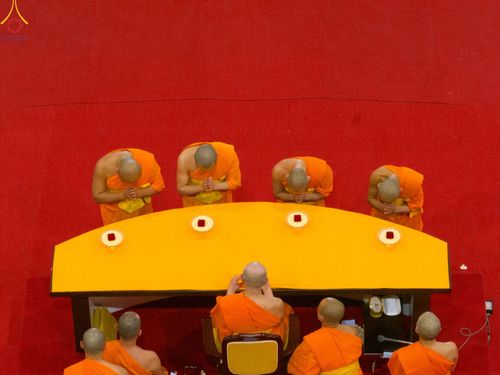 ภาพ No.88131:พิธีมุทิตาสักการะ เปรียญธรรม 9,6,3 และบาลีศึกษา 6,3  พิธีมอบดวงแก้วสามเณรทรงบาลีไวยากรณ์ วันอาทิตย์ 17 กันยายน พ.ศ. 2566 ณ สภาธรรมกายสากล วัดพระธรรมกาย