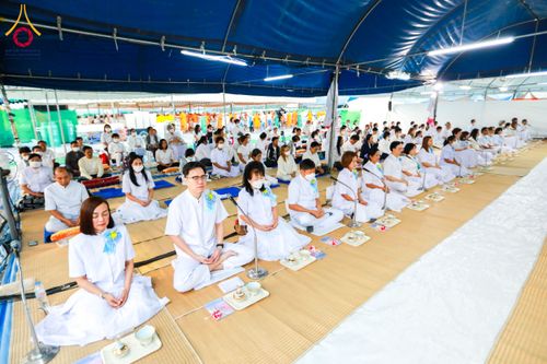 ภาพ No.119059:พิธีถวายภัตตาหารเป็นสังฆทาน แด่คณะพระธรรมยาตรา วันที่ 27 มกราคม พ.ศ. 2567 ณ อนุสรณ์สถานบางปลา จ.นครปฐม