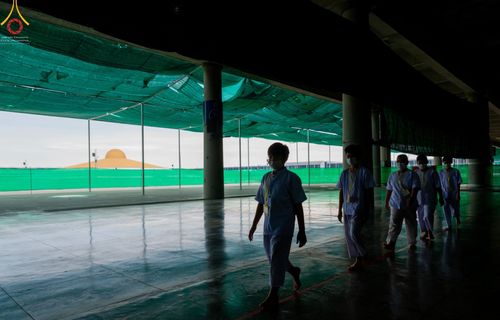 ภาพ No.43995:ประมวลภาพพิธีปลงผม โครงการบรรพชาสามเณรฟื้นฟูพระพุทธศาสนาทั่วไทย ณ ศูนย์อบรมวัดพระธรรมกาย