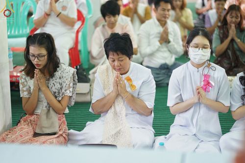 ภาพ No.57410:ประมวลภาพพิธีประดิษฐานพระบรมสารีริกธาตุพระเจดีย์ราชาธิราชมุนี ณ วัดอองเซยามิน ประเทศเมียนมาร์