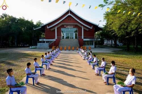 ภาพ No.39320:พิธีตัดปอยผมและปลงผมในโครงการอุปสมบท บูชาธรรมมหาปูชนียาจารย์ ประจำปี 2564 ชุดที่ 1