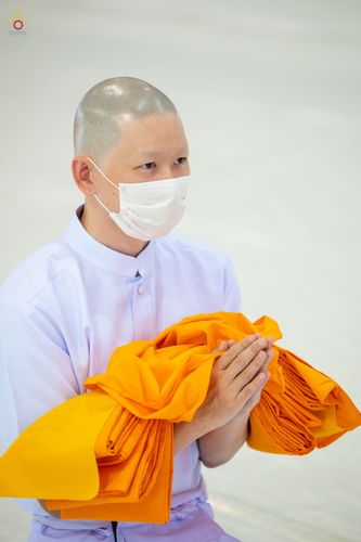 ภาพ No.44346:ประมวลภาพพิธีบรรพชา และพิธีถวายบาตร โครงการบวชภาคฤดูร้อน พ.ศ. 2565