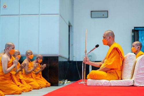 ภาพ No.47683:ประมวลภาพพิธีอุปสมบท โครงการบรรพชาอุปสมบทหมู่ รุ่นเข้าพรรษา 2565