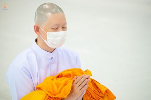 ภาพ No.44347:ประมวลภาพพิธีบรรพชา และพิธีถวายบาตร โครงการบวชภาคฤดูร้อน พ.ศ. 2565