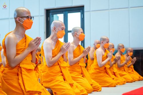 ภาพ No.47685:ประมวลภาพพิธีอุปสมบท โครงการบรรพชาอุปสมบทหมู่ รุ่นเข้าพรรษา 2565