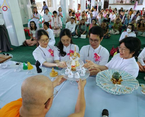 ภาพ No.57419:ประมวลภาพพิธีประดิษฐานพระบรมสารีริกธาตุพระเจดีย์ราชาธิราชมุนี ณ วัดอองเซยามิน ประเทศเมียนมาร์