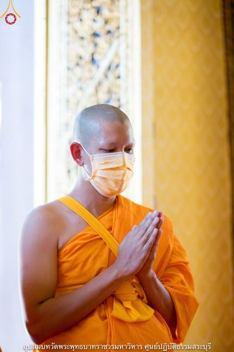 ภาพ No.40120:พิธีตัดปอยผม ปลงผม ขอขมารับผ้าไตรและพิธีบรรพชา ในโครงการอุปสมบท บูชาธรรมมหาปูชนียาจารย์ ประจำปี 2564 ชุดที่ 9