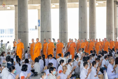 ภาพ No.47689:ประมวลภาพพิธีอุปสมบท โครงการบรรพชาอุปสมบทหมู่ รุ่นเข้าพรรษา 2565