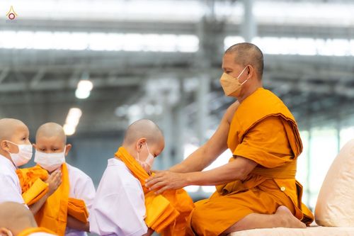 ภาพ No.44382:ประมวลภาพพิธีบรรพชา และพิธีถวายบาตร โครงการบวชภาคฤดูร้อน พ.ศ. 2565