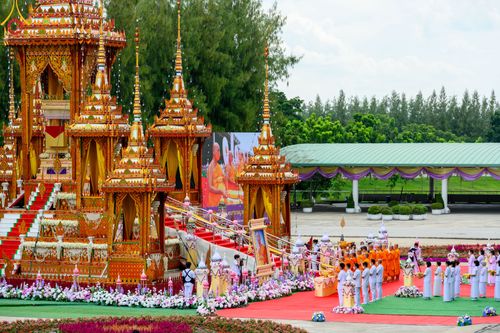 ภาพ No.48889:ประมวลภาพพิธีพระราชทานเพลิงศพ พระสุธรรมญาณวิเทศ (สุธรรม สุธมฺโม)