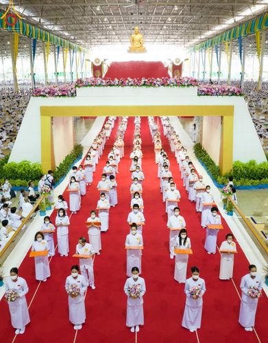 ภาพ No.46873:ประมวลภาพพิธีทอดผ้าป่าธรรมชัย ณ วัดพระธรรมกาย (5 มิถุนายน พ.ศ. 2565)