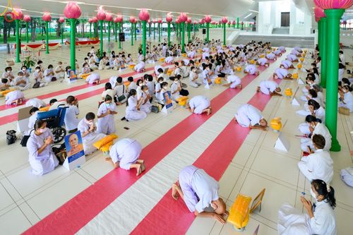 ภาพ No.51035:ประมวลภาพพิธีบรรพชาอุปสมบท โครงการบรรพชาอุปสมบทหมู่ รุ่นวันครูวิชชาธรรมกาย ปีพุทธศักราช 2565