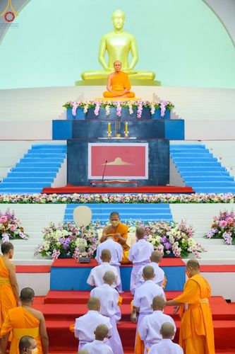 ภาพ No.44352:ประมวลภาพพิธีบรรพชา และพิธีถวายบาตร โครงการบวชภาคฤดูร้อน พ.ศ. 2565