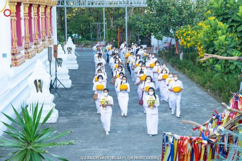 ภาพ No.40300:พิธีตัดปอยผม ปลงผม ขอขมารับผ้าไตรและพิธีบรรพชา ในโครงการอุปสมบท บูชาธรรมมหาปูชนียาจารย์ ประจำปี 2564 ชุดที่ 11