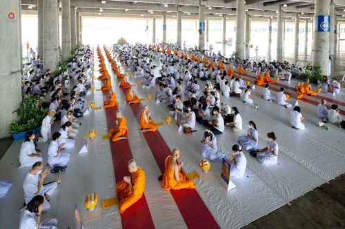 ภาพ No.47690:ประมวลภาพพิธีอุปสมบท โครงการบรรพชาอุปสมบทหมู่ รุ่นเข้าพรรษา 2565