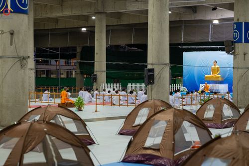 ภาพ No.47399:ประมวลภาพกิจวัตร-กิจกรรม ธรรมทายาท ในโครงการบรรพชาอุปสมบทหมู่ รุ่นเข้าพรรษา