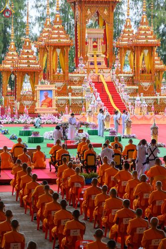 ภาพ No.48897:ประมวลภาพพิธีพระราชทานเพลิงศพ พระสุธรรมญาณวิเทศ (สุธรรม สุธมฺโม)