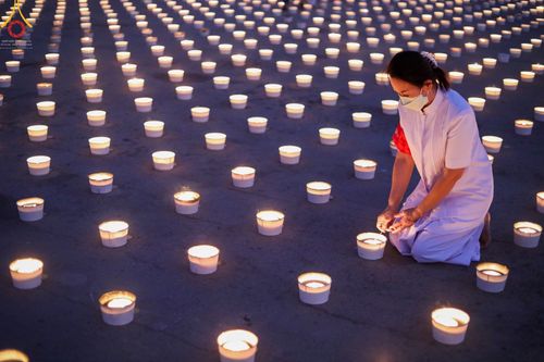 ภาพ No.45032:ประมวลภาพพิธีจุดประทีป​ วันคุ้ม​ครองโลก ณ วัดพระธรรมกาย