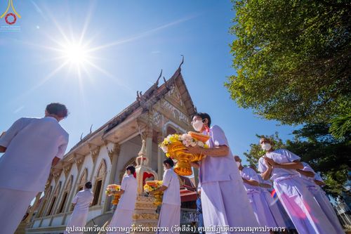 ภาพ No.40895:พิธีตัดปอยผม ปลงผม ขอขมารับผ้าไตรและพิธีบรรพชา ในโครงการอุปสมบท บูชาธรรมมหาปูชนียาจารย์ ประจำปี 2564 ชุดที่ 17