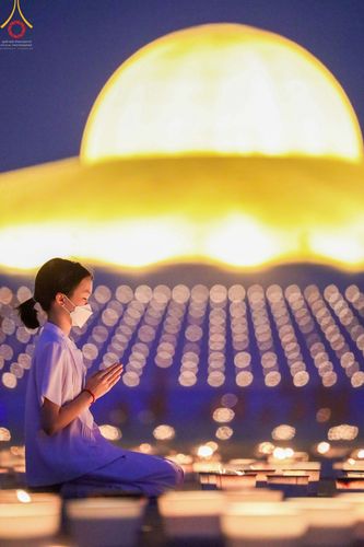 ภาพ No.45034:ประมวลภาพพิธีจุดประทีป​ วันคุ้ม​ครองโลก ณ วัดพระธรรมกาย