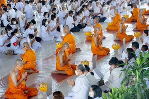 ภาพ No.47696:ประมวลภาพพิธีอุปสมบท โครงการบรรพชาอุปสมบทหมู่ รุ่นเข้าพรรษา 2565