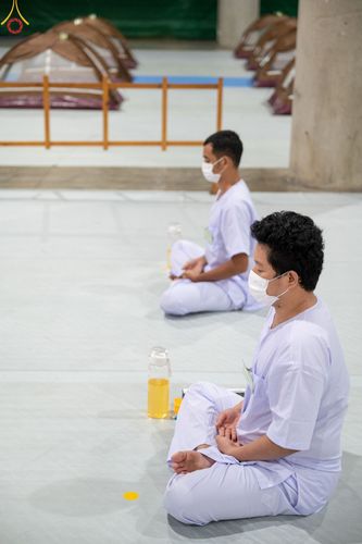 ภาพ No.47400:ประมวลภาพกิจวัตร-กิจกรรม ธรรมทายาท ในโครงการบรรพชาอุปสมบทหมู่ รุ่นเข้าพรรษา