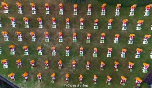 ภาพ No.39333:พิธีตัดปอยผมและปลงผมในโครงการอุปสมบท บูชาธรรมมหาปูชนียาจารย์ ประจำปี 2564 ชุดที่ 1