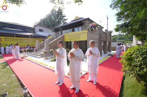 ภาพ No.141804:พิธีประดิษฐานลูกนิมิตมหาสมบัติ  ผูกสีมา สถาปนาอุโบสถ "บูชาธรรม 80 ปี หลวงพ่อธัมมชโย" ณ วัดพระธรรมกายโทชิหงิ ประเทศญี่ปุ่น วันอาทิตย์ที่ 16 มิถุนายน พ.ศ. 2567