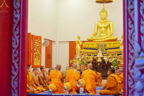 ภาพ No.40721:พิธีตัดปอยผม ปลงผม ขอขมารับผ้าไตรและพิธีบรรพชา ในโครงการอุปสมบท บูชาธรรมมหาปูชนียาจารย์ ประจำปี 2564 ชุดที่ 15